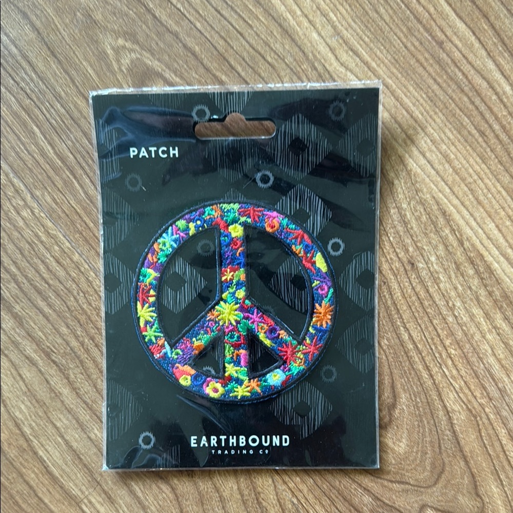 EARTHBOUND Multicolor Floral Peace Patch